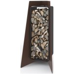 Flamingo DELUXE 3 Stojan na dřevo hnědá sametová – Zboží Mobilmania