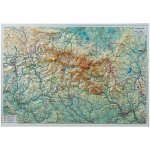 Krkonoše - nástěnná plastická mapa Varianta: bez rámu, Provedení: plastická mapa – Zboží Dáma