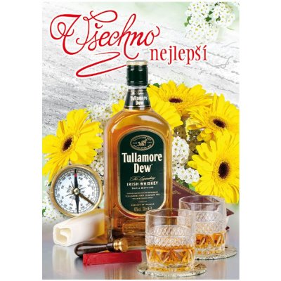 Pohlednice VŠECHNO NEJLEPŠÍ WHISKEY (P395-07) – Zboží Dáma