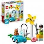 LEGO® DUPLO® 10985 Větrná turbína a elektromobil – Zboží Mobilmania