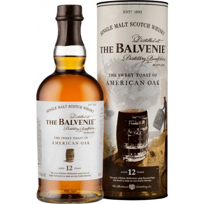 Balvenie 12y Sweet Toast of American Oak 40% 0,7 l (tuba) – Hledejceny.cz