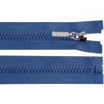 Kostěný zip No 5 délka 30 cm s ozdobným jezdcem, malé, 220 modrá jeans tmavá – Hledejceny.cz