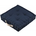 France sedací polštář na zem DUET tmavě modrá 45x45 cm – Zboží Dáma