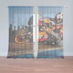 Sablio Záclony Motorkář 2: 2ks 150x250cm – Hledejceny.cz