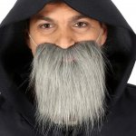 Šedé vousy s gumičkou – Sleviste.cz