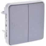 Legrand PLEXO 69545 tlač.dvoj. šedá IP55 – Hledejceny.cz