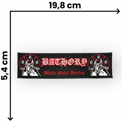 Nášivka - Bathory - Black Metal Hordes – Zboží Mobilmania