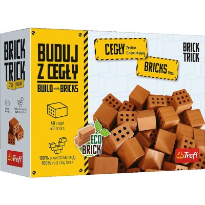 Trefl Brick Trick Náhradní balení přírodních krátkých cihel 40 ks