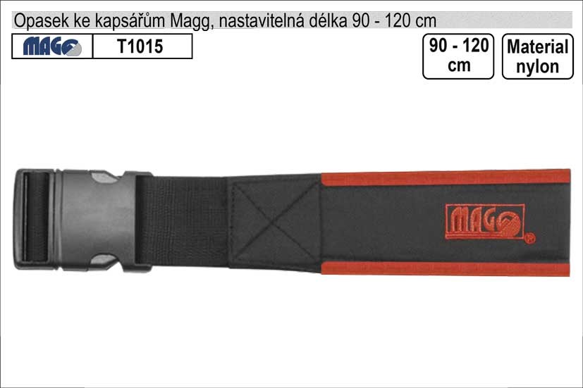 Opasek MAGG ke kapsářům délka 90-120cm Nářadí 0.17Kg T1015