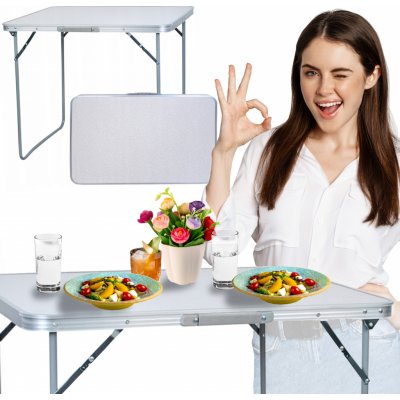 Trizand S23500 bílý skládací turistický stůl – Zboží Dáma