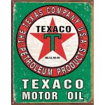 Plechová cedule Texaco Oil Weathered 32 cm x 40 cm – Zboží Dáma
