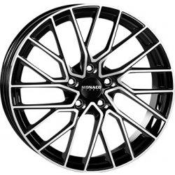 MONACO WHEELS GP11 8x18 5x112 ET45 gloss black polished