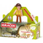 EFKO IGRÁČEK Paleontoložka figurka dino vykopávky Parasaurolophuse a Diplod – Zboží Dáma