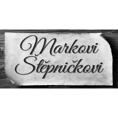 Cedulky sport hobby Jmenovka na dveře, schránku/CD2057 Velikost: 15x7,5 – Hledejceny.cz