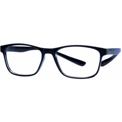 Centrostyle Čtecí brýle s prodlouženou stranicí Černá/čirá