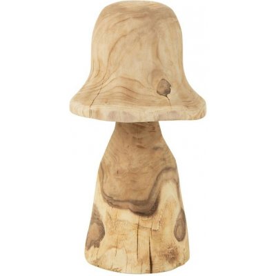 Přírodní dřevěná dekorace houba Mushroom M - Ø 20*42 cm - J-Line by Jolipa – Hledejceny.cz