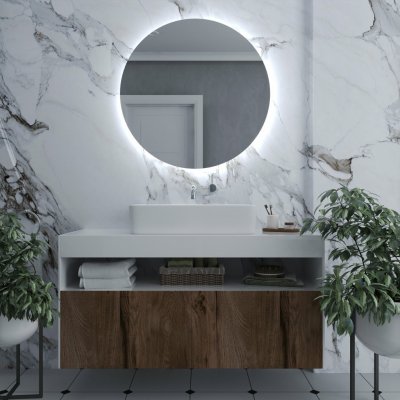 Daramio Kulaté LED zrcadlo E2 80 cm – Zboží Dáma