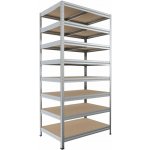 Biedrax Regál 35 x 90 x 240 cm 8 polic – Hledejceny.cz