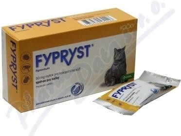 Fypryst Spot-on pro kočky 3 x 0,5 ml