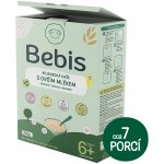 BEBIS Kojenecká kaše s ovčím mlékem pšeničná s jablkem a banánem 200 g – Zboží Dáma