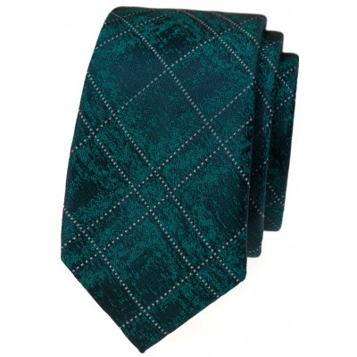 Avantgard Kravata Slim Lux 571-81421 modrá/petrol – Zboží Mobilmania