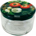 Marex Trade Sklenice zavařovací TWIST kulatá +víčko 88 mm zelenina 15 ks x 250 ml – Hledejceny.cz