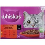 Whiskas Adult Classic Meals v omáčce s hovězím kuřecím jehněčím a drůbežím masem 12 x 85 g – Zbozi.Blesk.cz