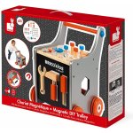 Janod dřevěný vozík BricoKids s magnetickými doplňky – Zboží Dáma