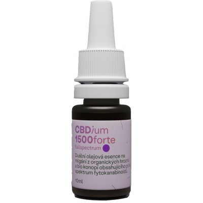 CBDium 1500 grape forte fullspectrum 10 ml – Zbozi.Blesk.cz