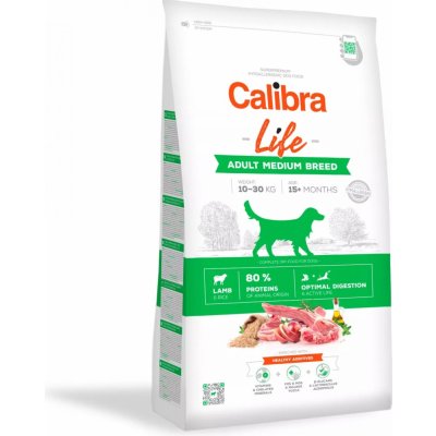 Calibra Dog Life Adult Medium Breed Lamb 2,5 kg