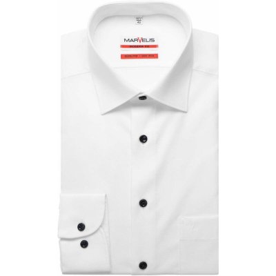 Marvelis Modern fit společenská košile 7282 00 34 bílá – Zboží Mobilmania