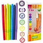 HOXI Čakrové tělové svíčky v krabičce 7 ks – Sleviste.cz