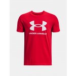 Under Armour Chlapecké tričko UA SPORTSTYLE LOGO SS Červená – Zboží Mobilmania