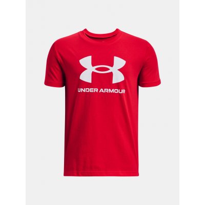 Under Armour Chlapecké tričko UA SPORTSTYLE LOGO SS Červená – Zboží Mobilmania