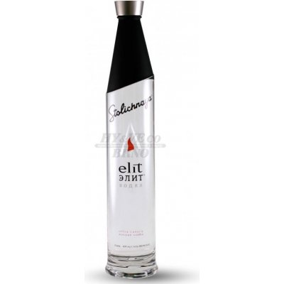 Stolichnaya Elit vodka 1 l (holá láhev) – Zbozi.Blesk.cz