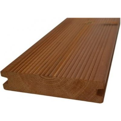 Thermoborovice terasové prkno 26x118x3900 mm hladká/jemná drážka – Zboží Mobilmania