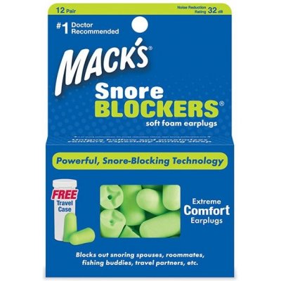 Mack´s Špunty do uší na spaní Mack's Snore Blockers 1 pár – Zbozi.Blesk.cz