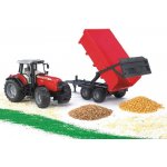 Bruder 2045 Traktor MASSEY FERGUSON 7480 s valníkem – Zboží Dáma