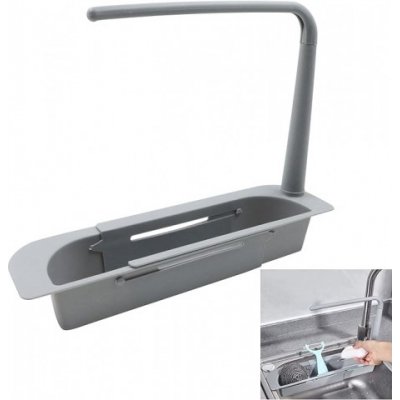 Odkládací polička do dřezu teleskopická – Hledejceny.cz
