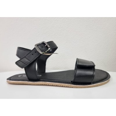 ANGLES HESTIA Black Dámské barefoot sandály – Zboží Dáma