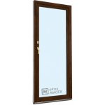 Kömmerling balkonové dveře 70 AD OS levé tmavý dub/tmavý dub 70 x 210 cm oboustranná klika + FAB + hliníkový práh – Hledejceny.cz