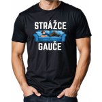 Fajntričko O pánské tričko STRÁŽCE GAUČE černá – Zboží Dáma