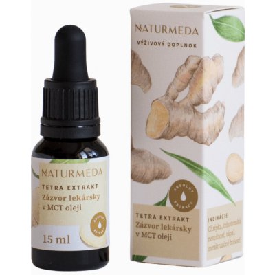 Naturmeda Zázvor lékařský Tetra bylinný extrakt 15 ml – Hledejceny.cz