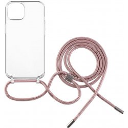 FIXED Pure Neck s růžovou šňůrkou na krk Apple iPhone 12/12 Pro FIXPUN-558-PI