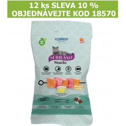 Mediterranean Natural Serrano Snack Cat Omega 3 DHA Salmon 50 g