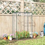 Outsunny s rolovacími dveřmi 100 x 50 x 150 cm transparentní – Zboží Mobilmania