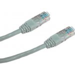 Datacom 1539 Patch kabel UTP CAT5E, křížený, 3m, šedý – Zboží Živě