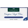 Náplně Faber-Castell 185524 inkoustové bombičky dlouhé modré 5 ks