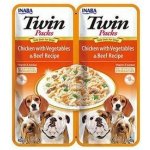 Inaba Twin Packs Dog kuře & zelenina hovězí 80 g – Zbozi.Blesk.cz