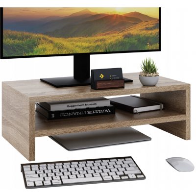 Stojan pod monitor ComfortCove dřevotříska dub sonoma 41,5x23 cm – Hledejceny.cz